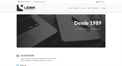 Desktop Screenshot of lidersc.com.br