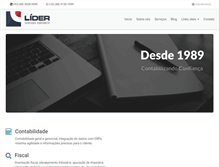 Tablet Screenshot of lidersc.com.br